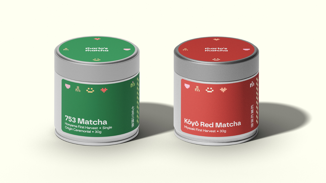 753 Matcha and Kōyō Red Matcha Compared
